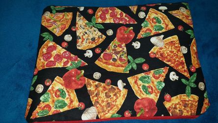 Pizza Makeup or Storage Bag