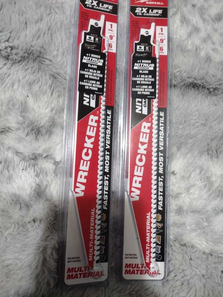 DIABLO NITRUS CARBIDE 9" WRECKER MULTI MATERIAL SAWZALL BLADES