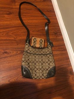 Coach crossbody purse and wallet