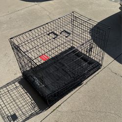 KONG Portable Double Door Wire Dog Crate