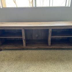 Wooden TV Stand / Media Console – $25