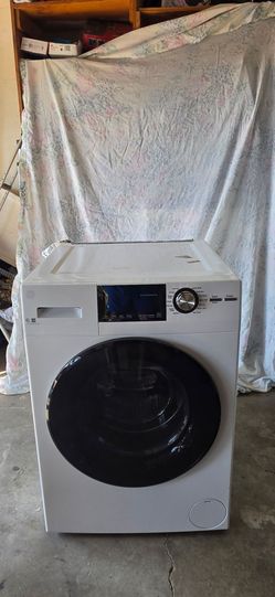 GE 2.4 Cu. Ft High Efficiency Stackable Front Load Washer