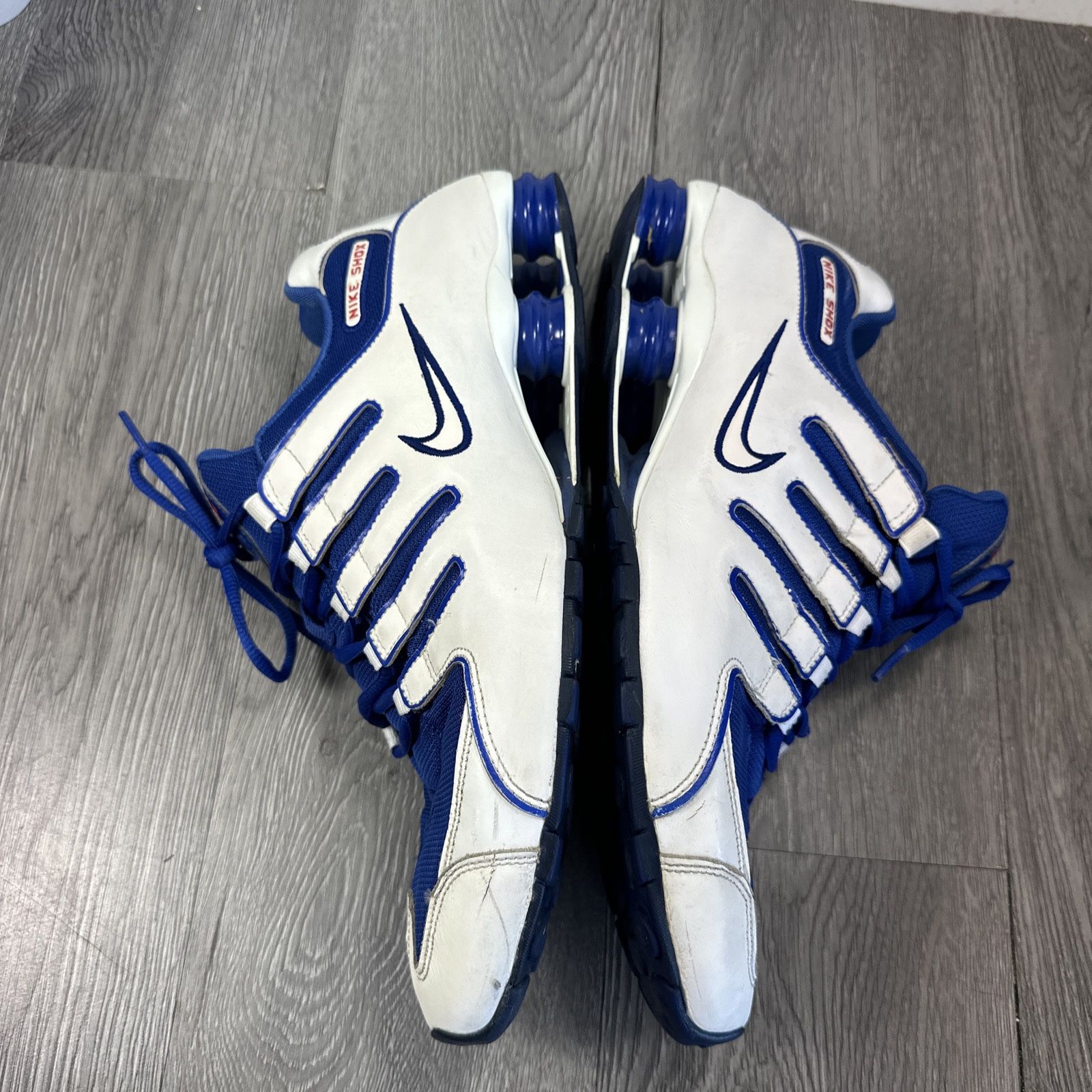 Nike Shox NZ Royal Blue White Mens Running Shoes 378341-404 Nike Shox NZ Royal Blue White Mens Running Shoes 378341-404