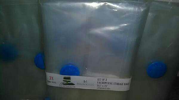 Set of (3) Vacuum Seal Storage Bags! $3.50 a 3 pk