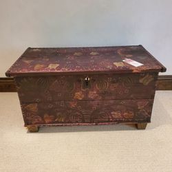 HAND PAINTED TRUNK