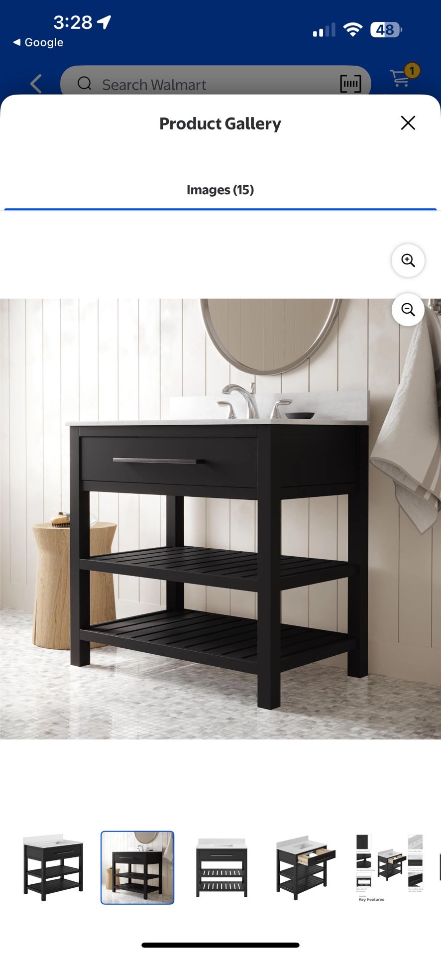 36” vanity- NEW IN BOX