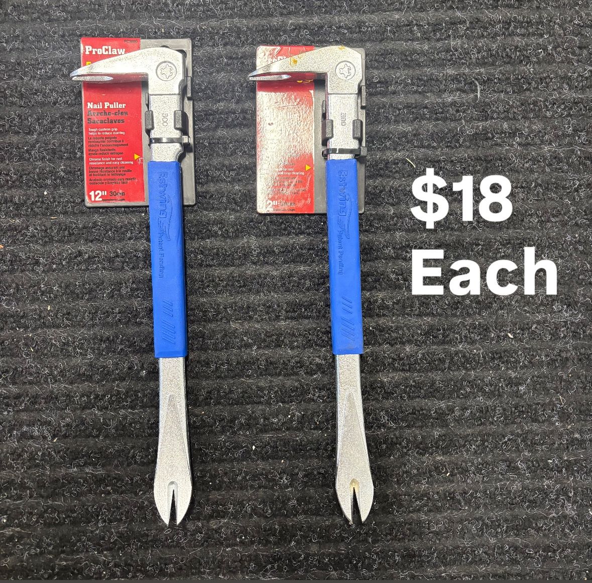 Estwing Nail Puller $18 Each.