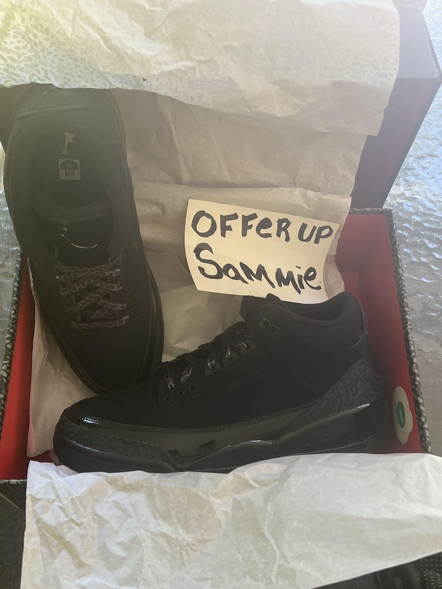 Nike Air Jordan 3 Retro Black Cat (2025) Size 11 & 12