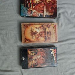 indiana jones VHS movies
