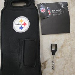 NEW- PITTSBURGH STEELERS  Insulated Wine Tote 