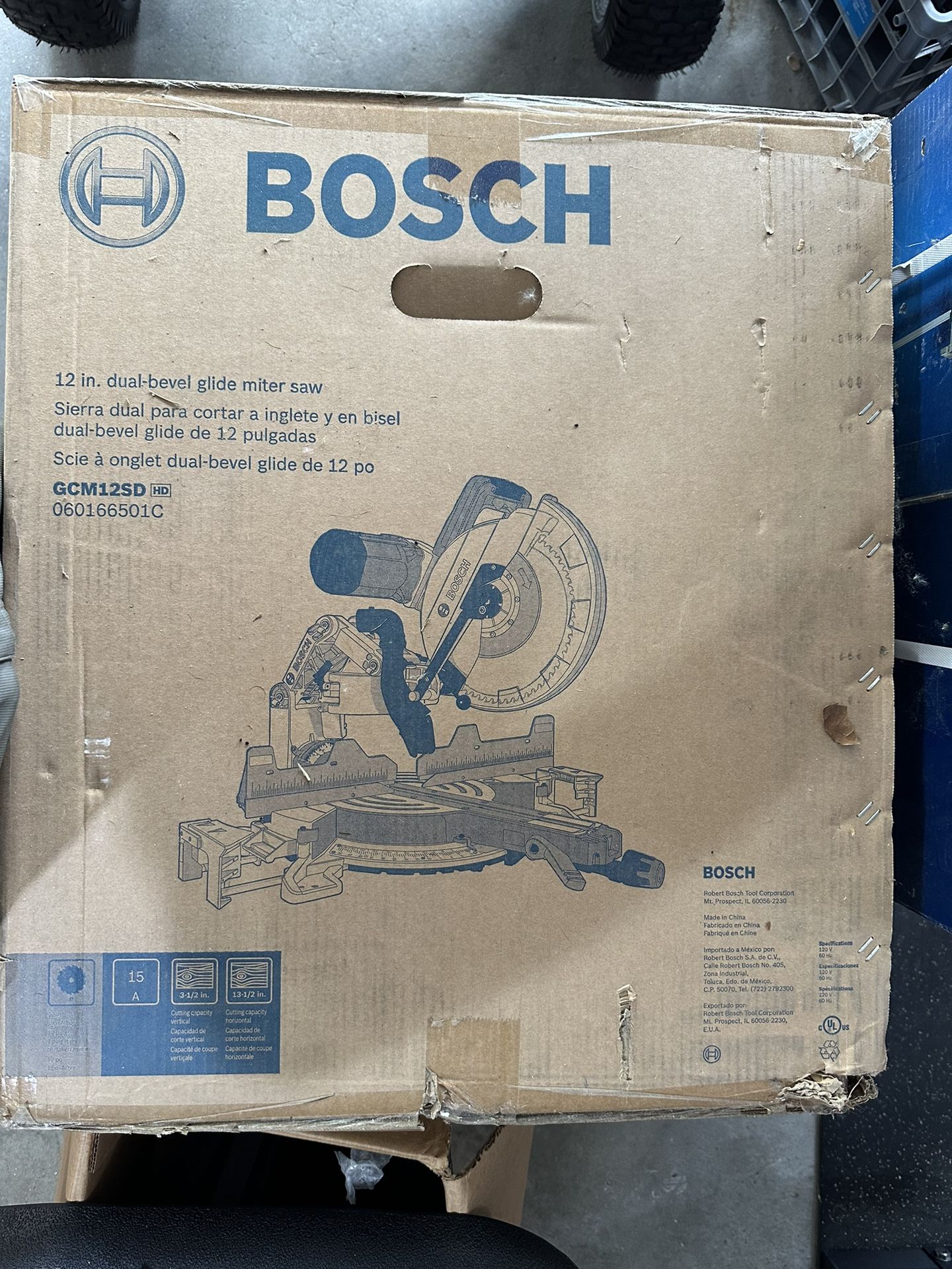 Bosch 12 Inch Sliding Miter Saw New In Box!