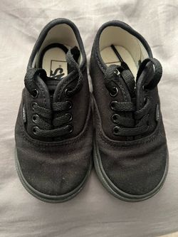 Vans Authentic Toddler Size 7 Black  NO BOX