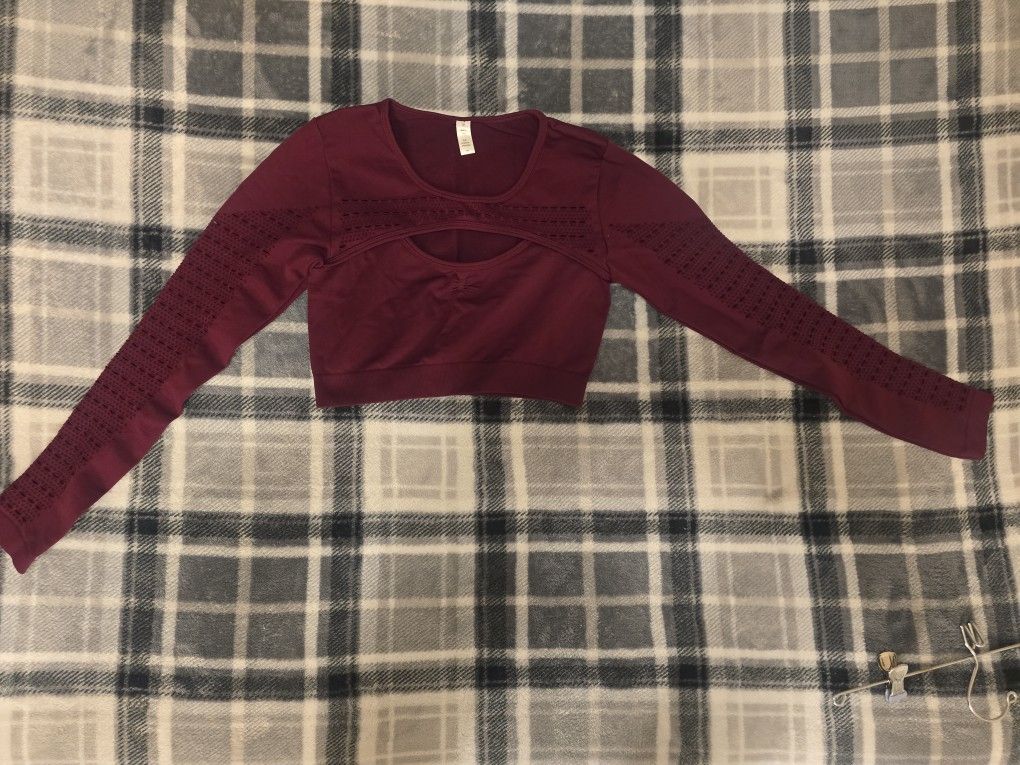 Long Sleeve Crop Top