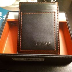 Guess Leather Black Wallet 