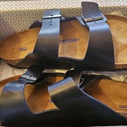 Size 13 Blue Suede Birkenstocks