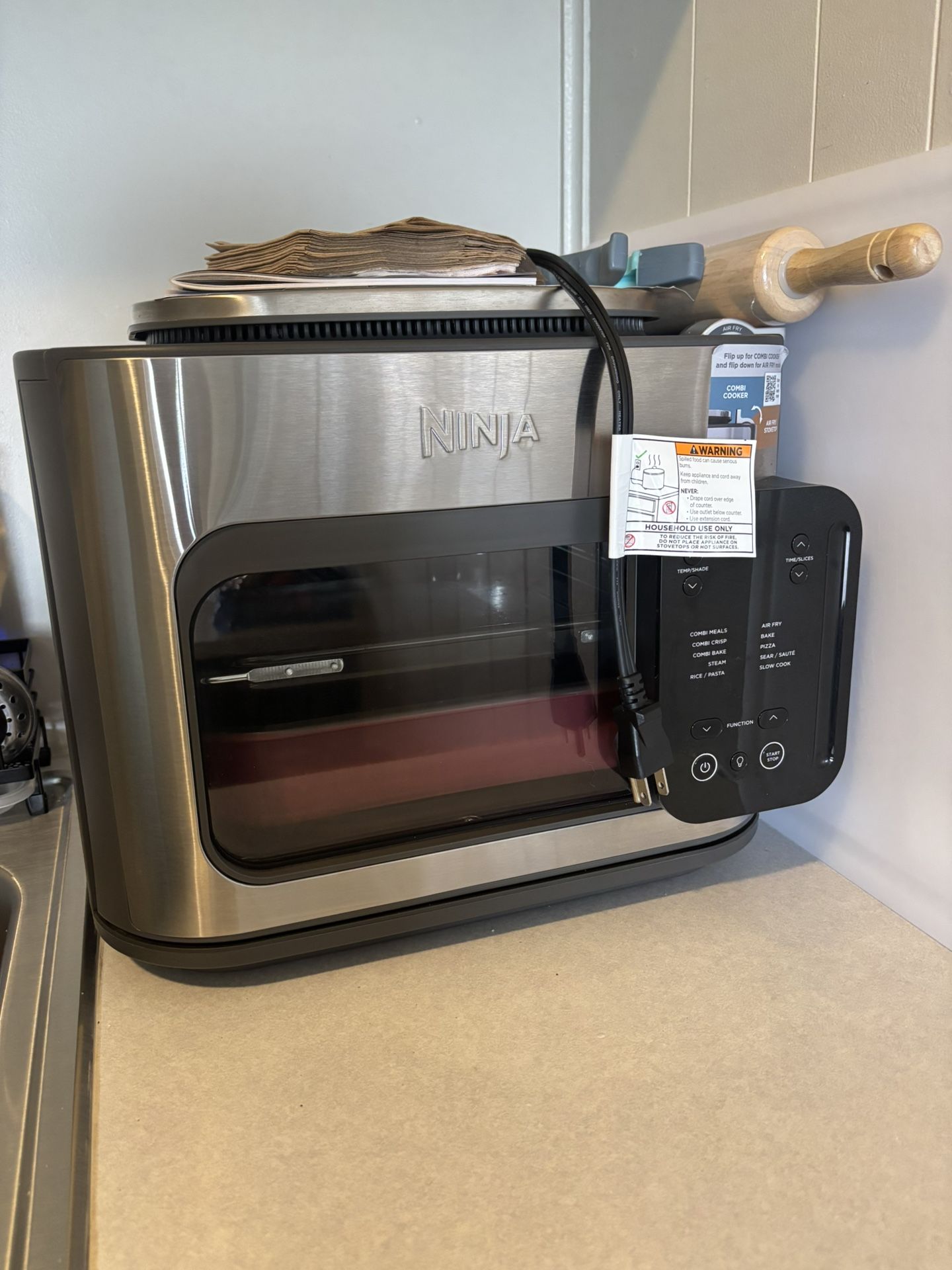 Ninja Combi All in One Multicooker, Oven, Air Fryer, 10 in