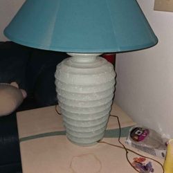 2 Teal Lamps Beautiful 