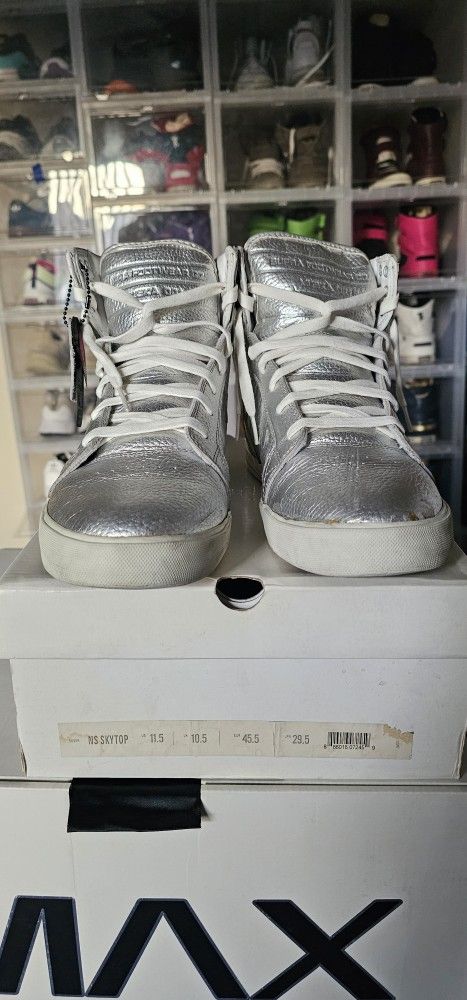 Supra Skytop I Silver Foil (Limited) US 11.5M w/box