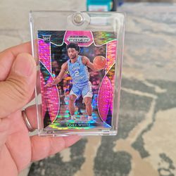 Coby White  Draft Pick  Pink Pulsar Rookie Prizm Basketball Card 