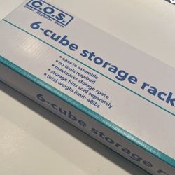 6 Cube Storage Rack 