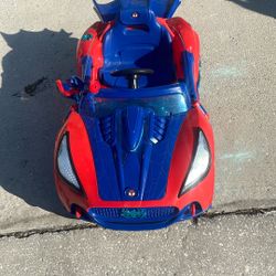 Free Kid Spider-Man Car 