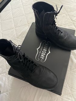Men’s Thursday Boots Casa Moto - Black Size 9.5