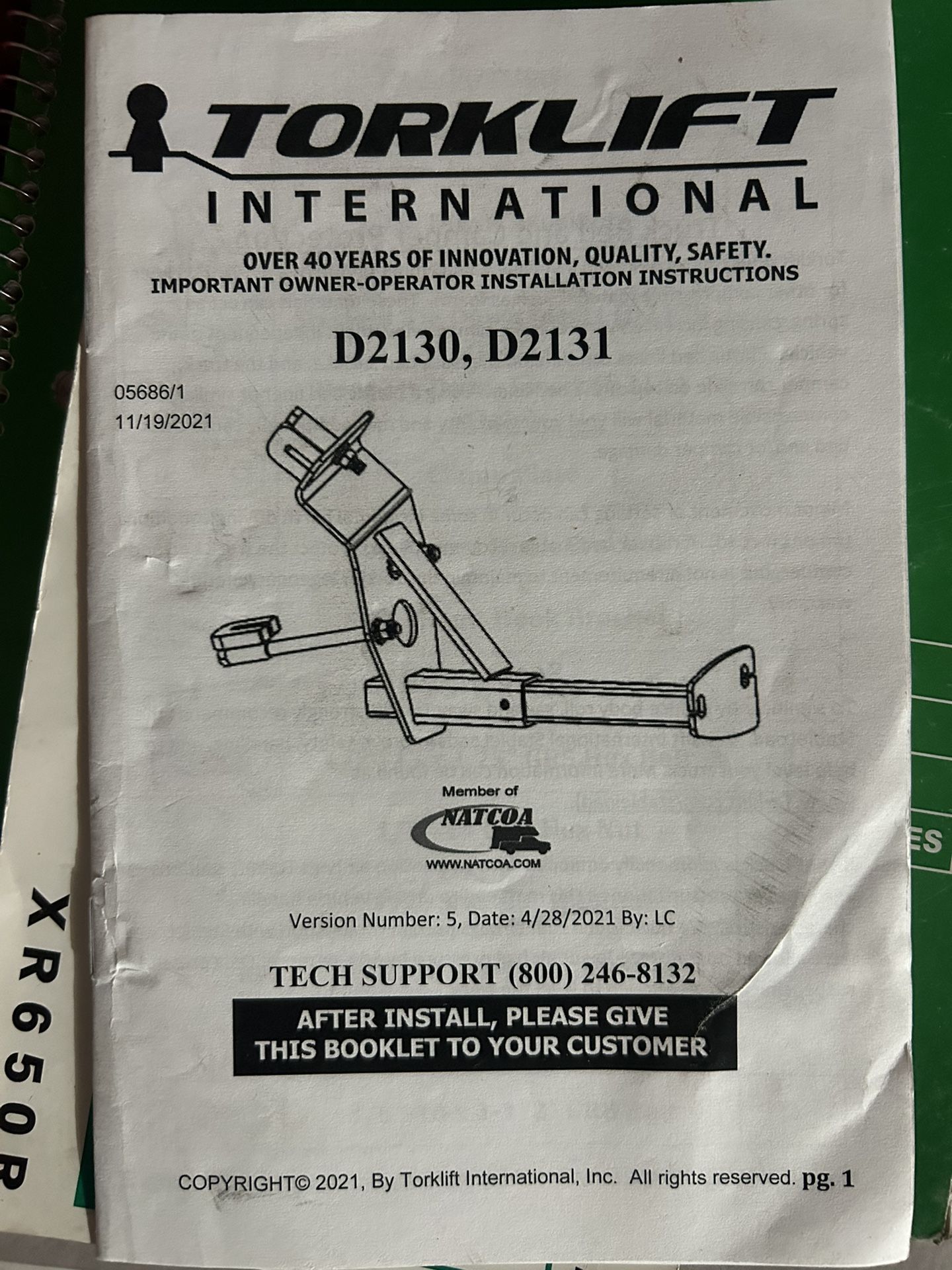 2023 Torklift D2130 D2131