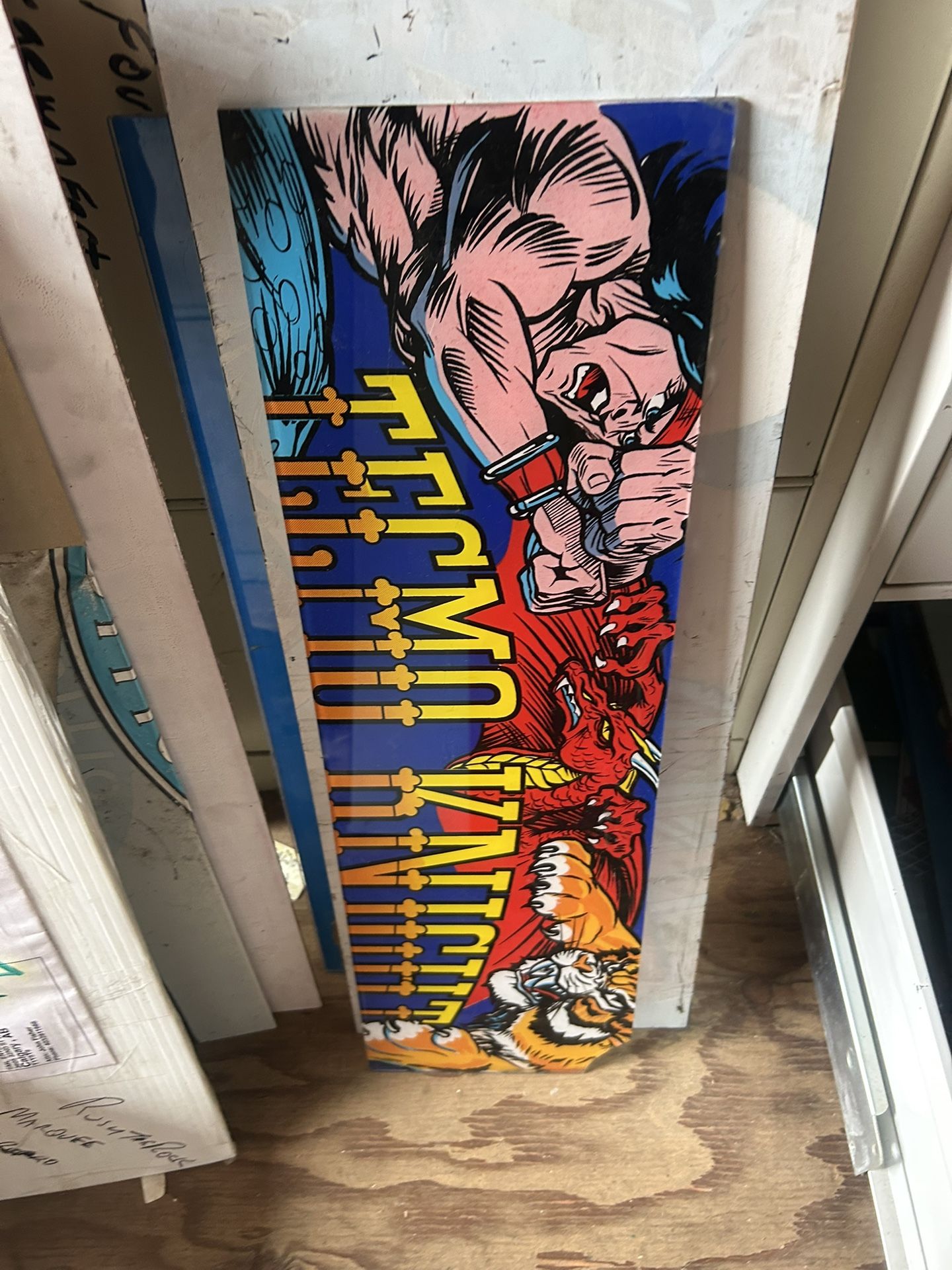 Tecmo Knights Arcade Video Game Marquee