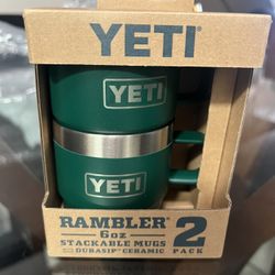 YETI RAMBLER 6 OZ STACKABLE MUGS DURASIP CERÁMICA