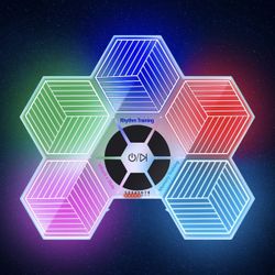 Light Up Memory Game Handheld Electronic Toys with Lights and Sound Effects, Smart Multi-Function Desktop Metronome, Puzzle Memory Rhythm Training Boa