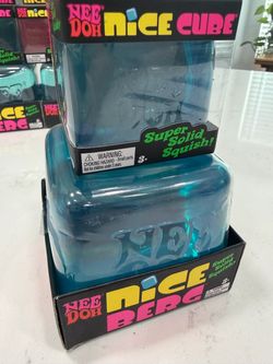 NeeDoh Nice Cube + Niceberg Fidget Toys – New in Package