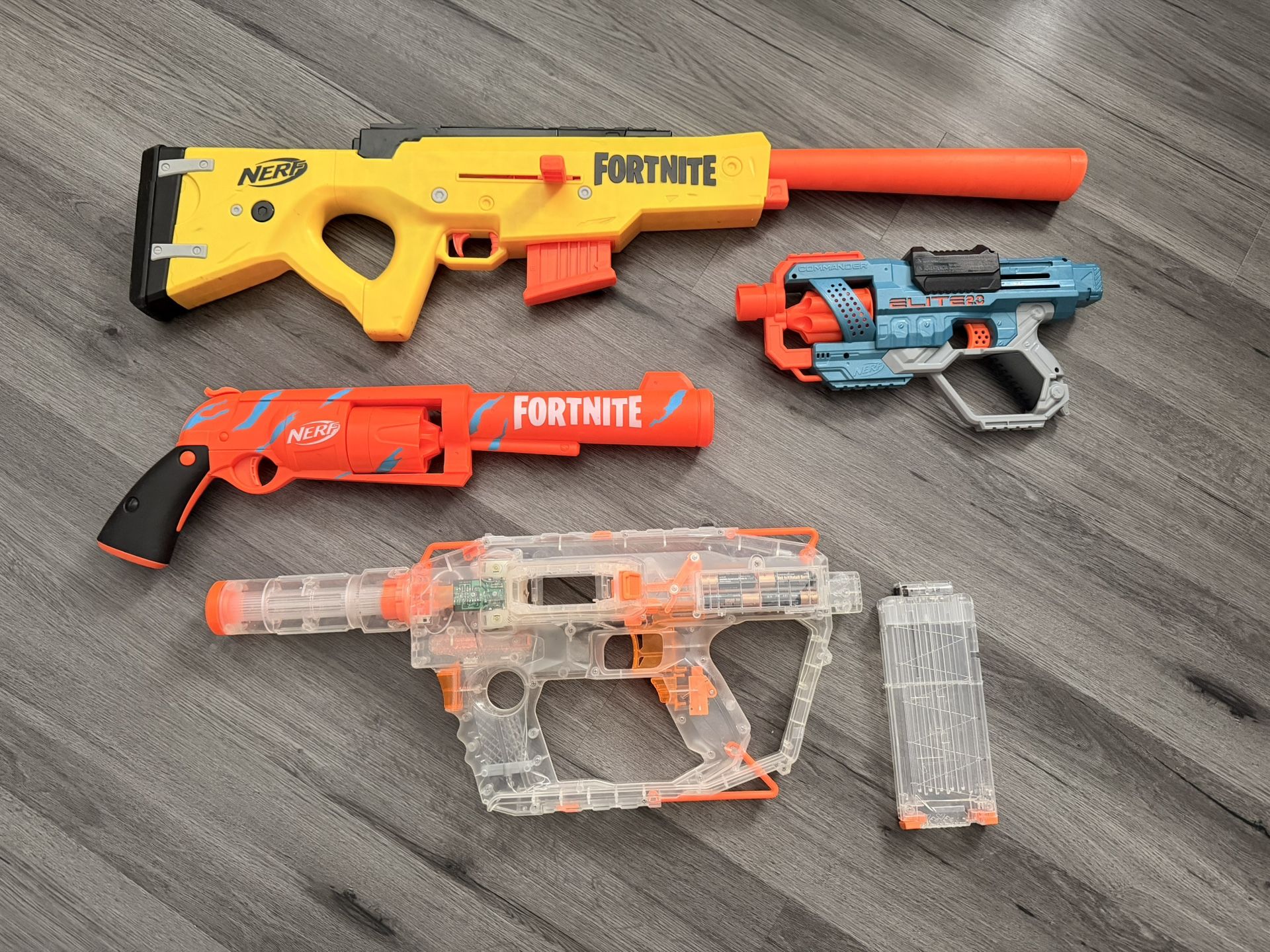 Lot Of Nerf Guns