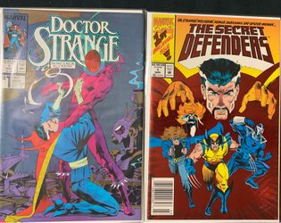 Dr Strange Sorcerer Supreme #1 and The secret Defenders #1