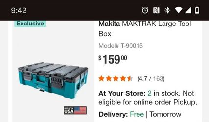 Makita tool box organizer