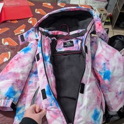 Girls Size 6-7 Snow Coat