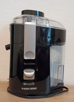 BLACK+DECKER 400W Juice Extractor Fast Juicer w/ Pulp Bin & Pusher