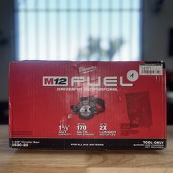  (New) Milwaukee M12 FUEL 12-Volt Lithium-Ion Brushless Cordless 5-3/8 in. Circular Saw (Tool-Only) w/ 16T Carbide-Tipped Metal Saw Blade 