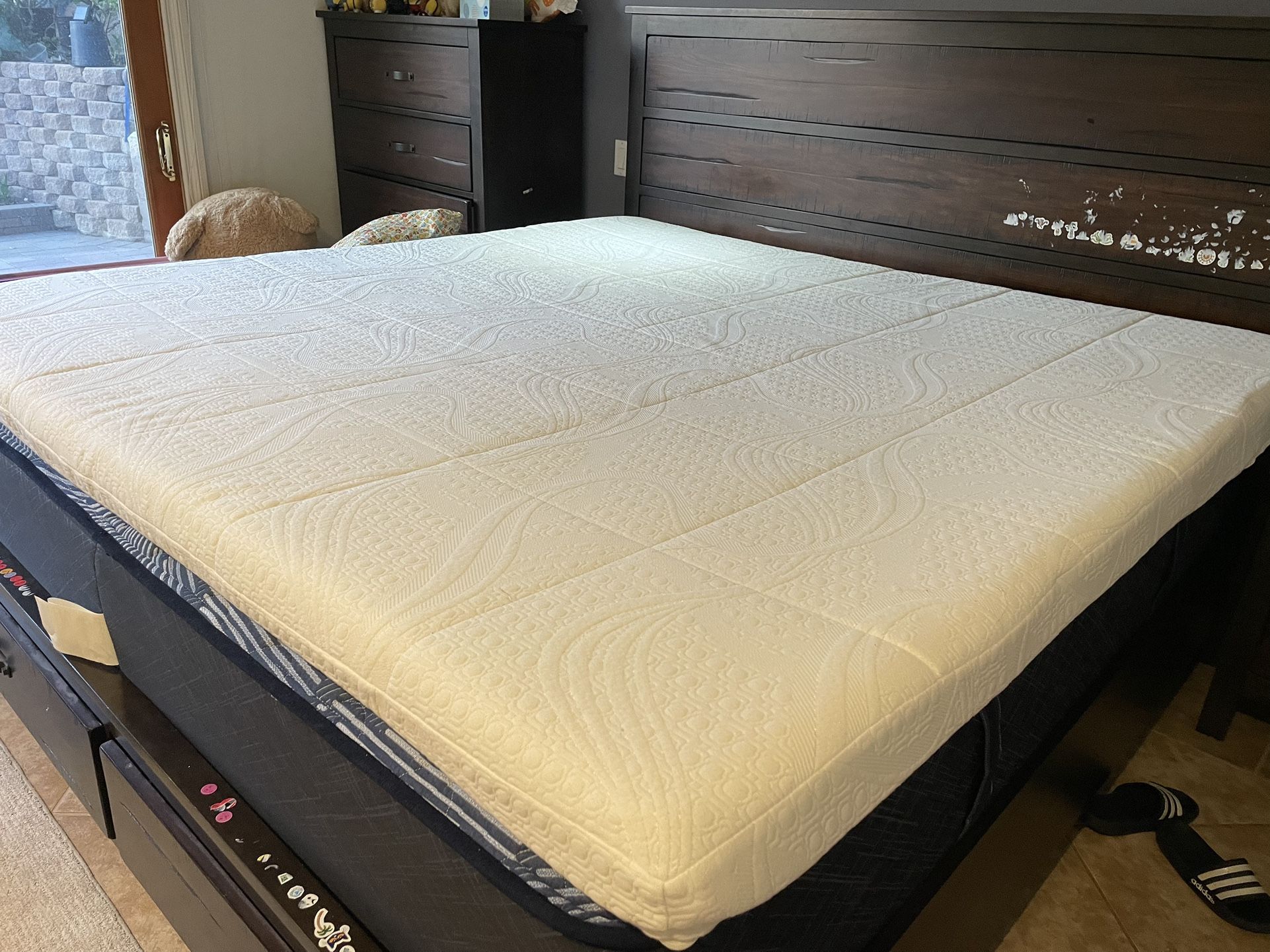 Zinus Mattress Topper With Removable Cover King Size