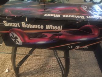 Chrome hover board brand new never been used