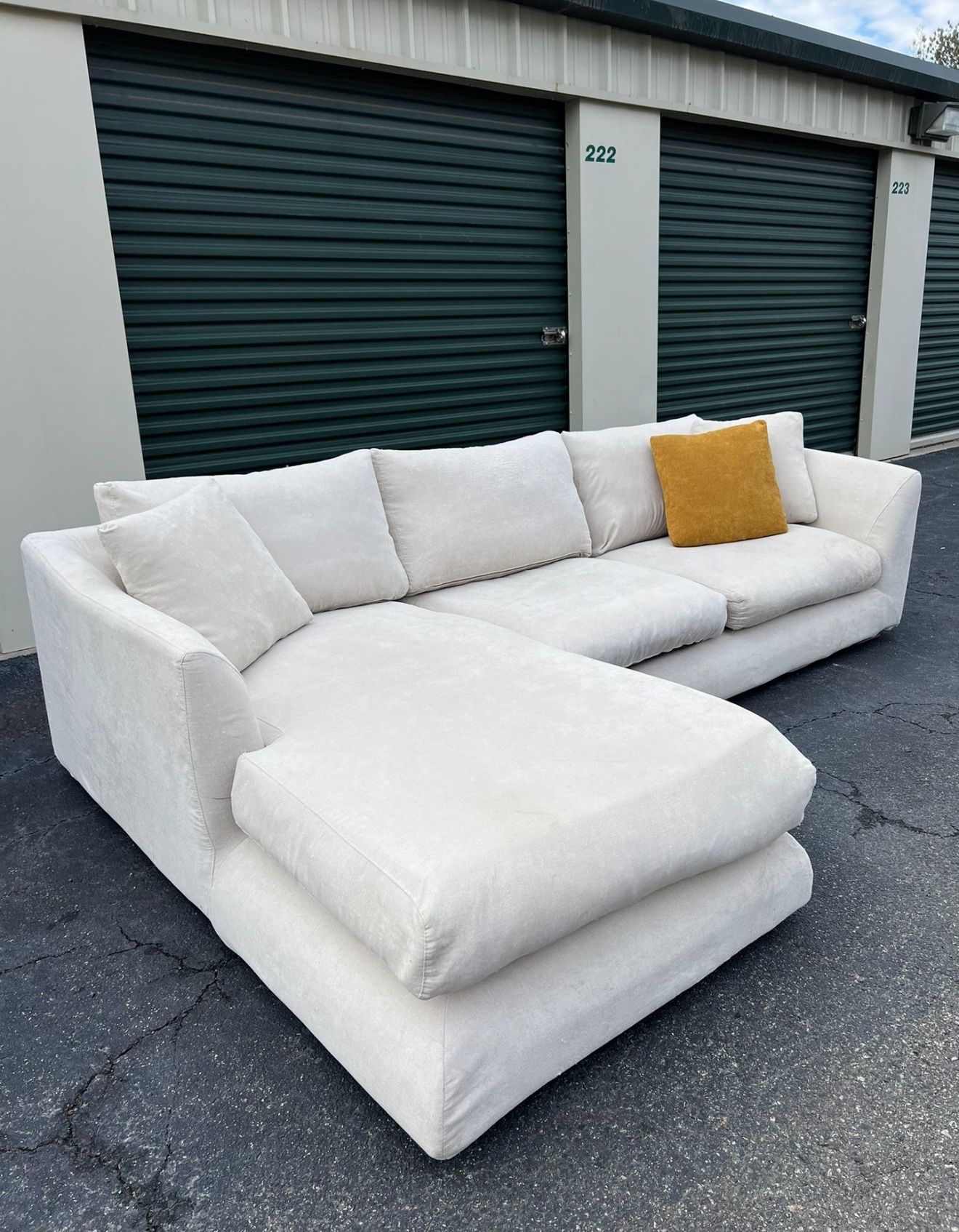 Beige Sectional Sofa Couch