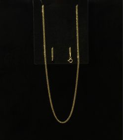 10K Solid Gold Cuban Diamond Cut Chain