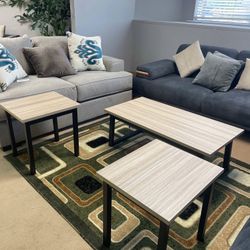 Coffee Table Set New in Original Packagings 3 Piece Set.