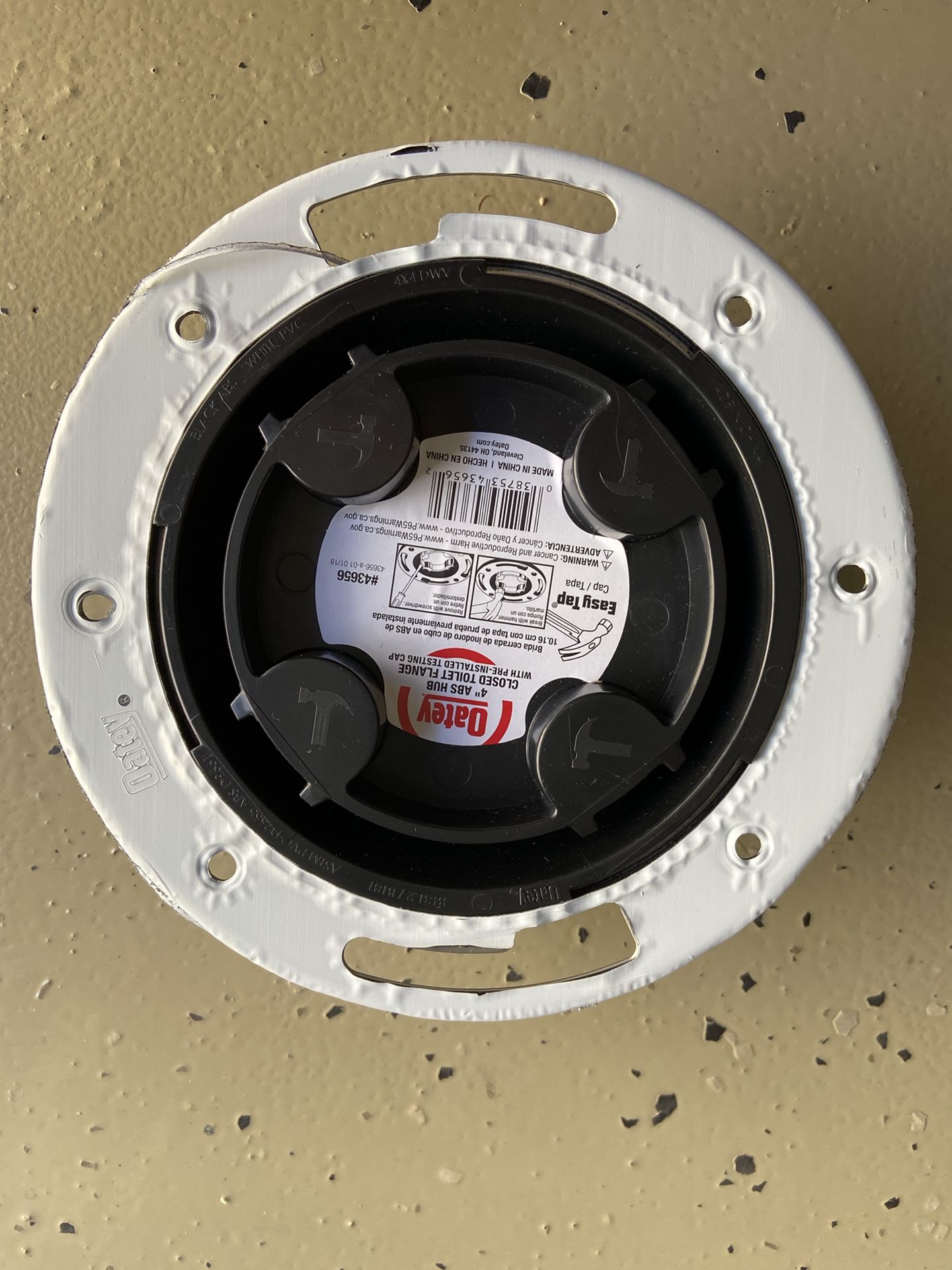 Oatey Toilet Flange with Stainless Steel Ring