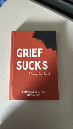 $10-“Grief sucks” prompted grief journal