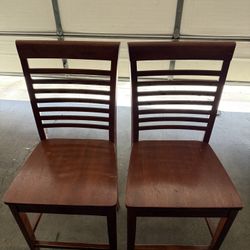 42.5 Inch Bar Stools In Brown 