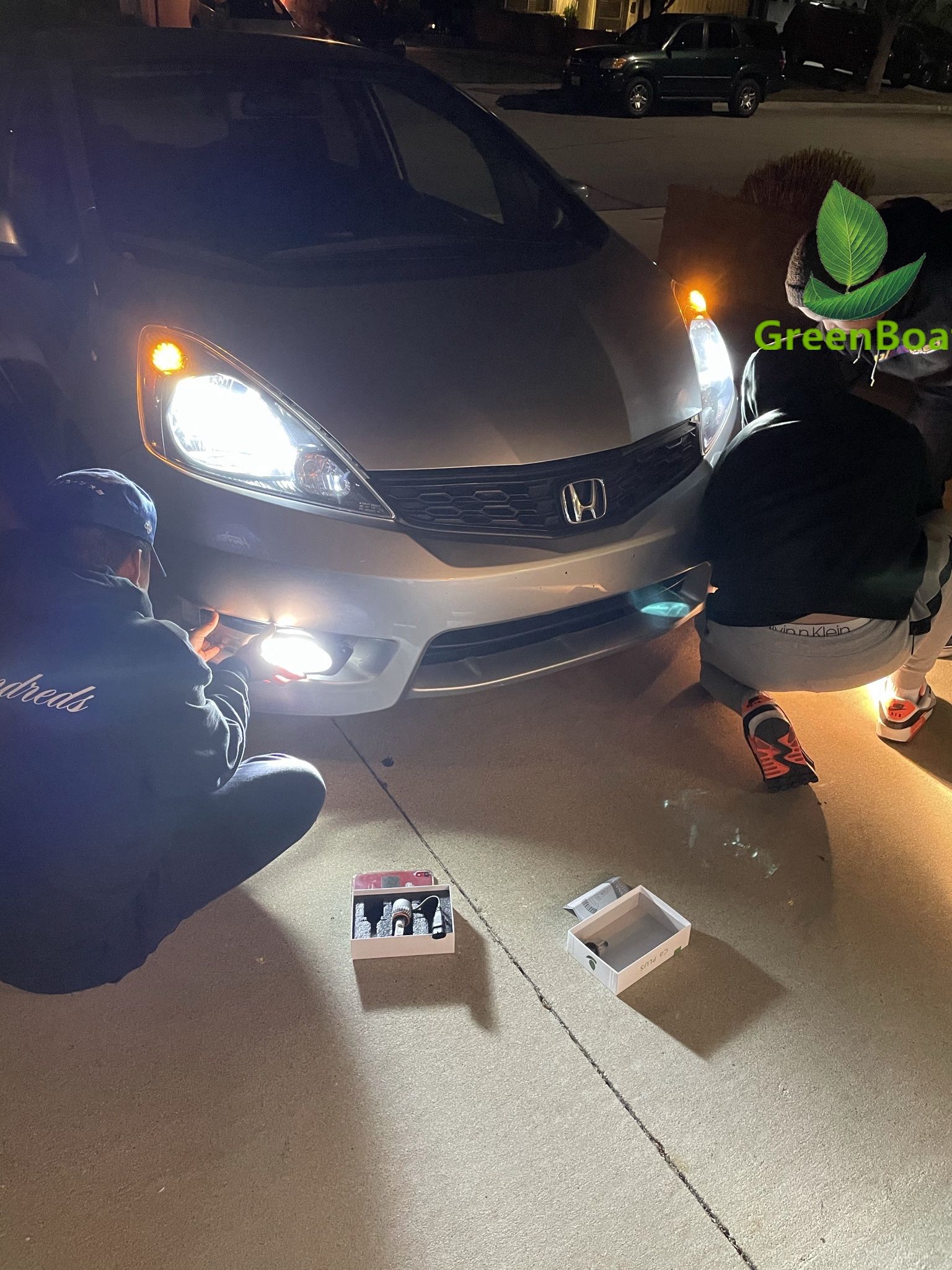 H11 H9 H8 LED Headlight Bulb Kit Low Beam Fog Light 60W 6000K 7600LM US brand#GreenBoat