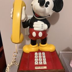 Vintage Mickey Mouse Telephone 