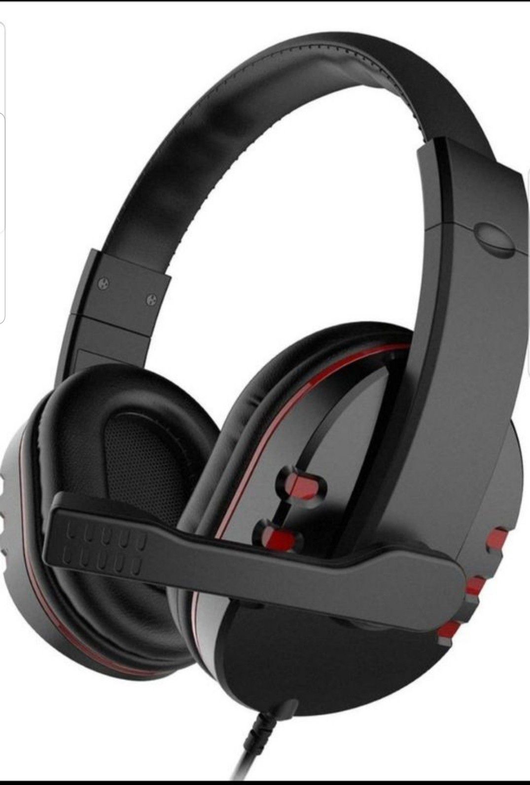 LESHP USB Wired Headphone with Stereo Micphone Fashion Gaming Headset Noise Cancelling Soft Memory Earmuffs for PS4 PS3 PC Game