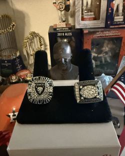 Oakland Raiders fan rings