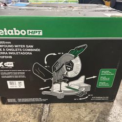 Metabo HPT 12-in 15 Dual Bevel Compound Corded Miter Saw
